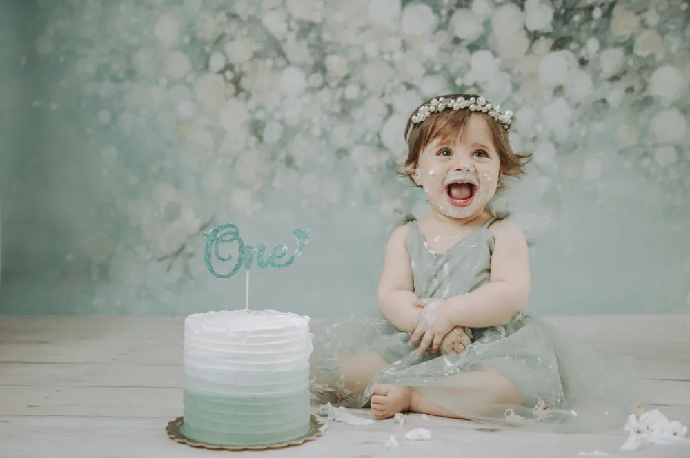 Servizio fotografico smash cake a Roma - il primo compleanno, momenti veri - Mara Fantini